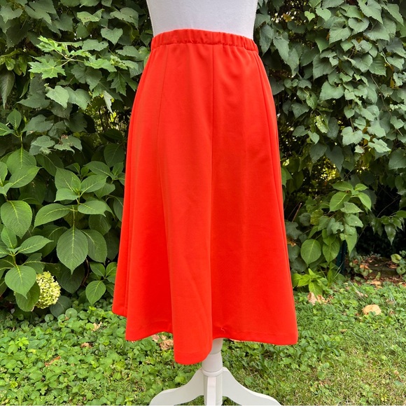 1970’s bright orange Kay Windsor skirt set - Picture 6 of 6
